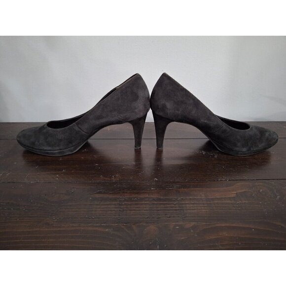 Paul Green Black Suede Pumps/Pre-owned, Size 9 (US) - Picture 2 of 9